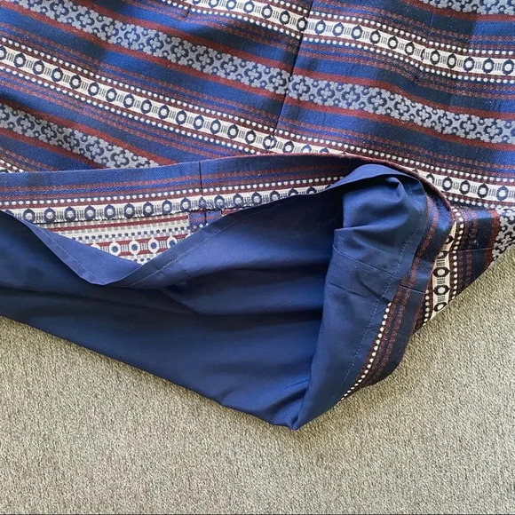 LOFT Women’s Striped Mini Skirt Size 2 - Picture 2 of 6